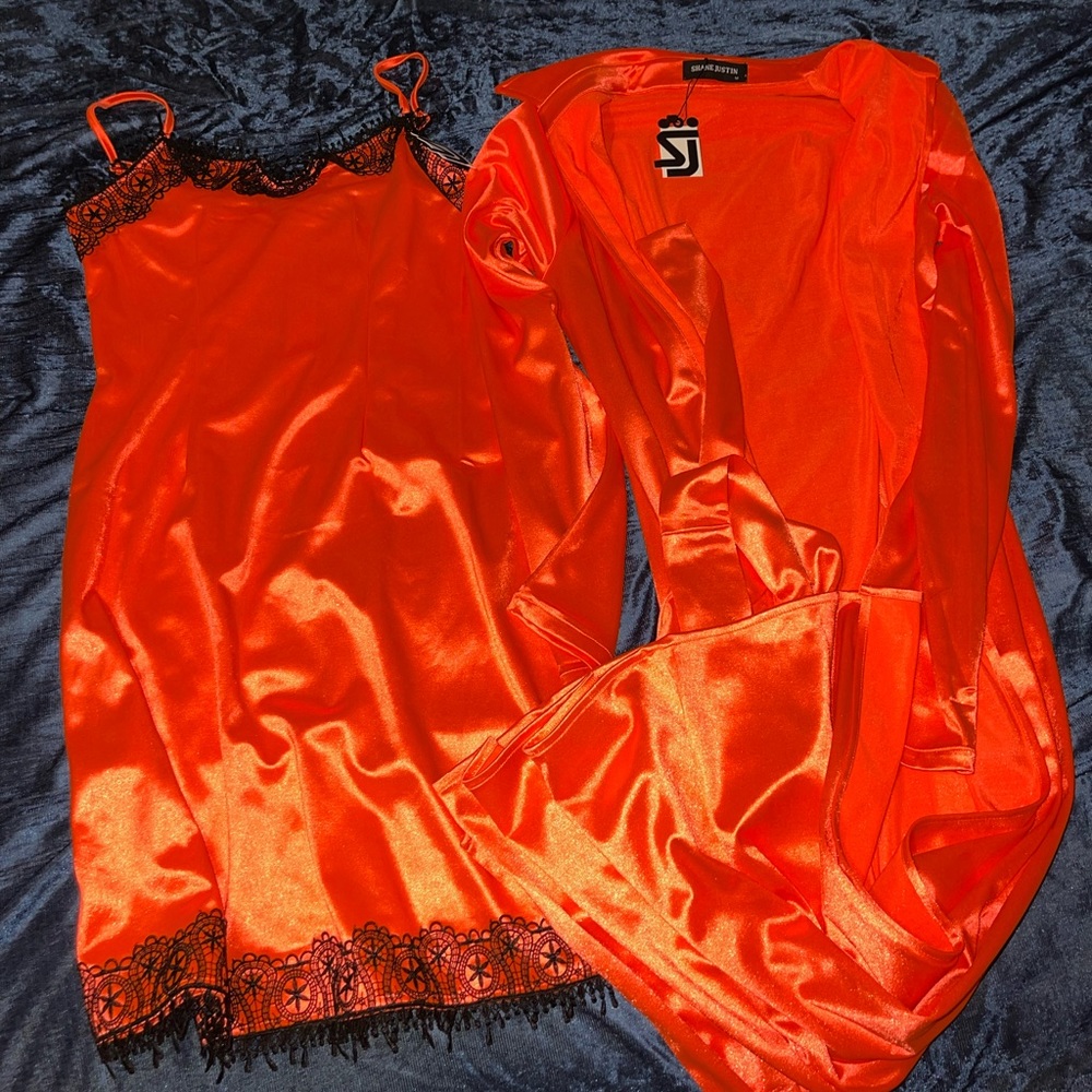 Shane Justin Dress and Jacket with tie belt